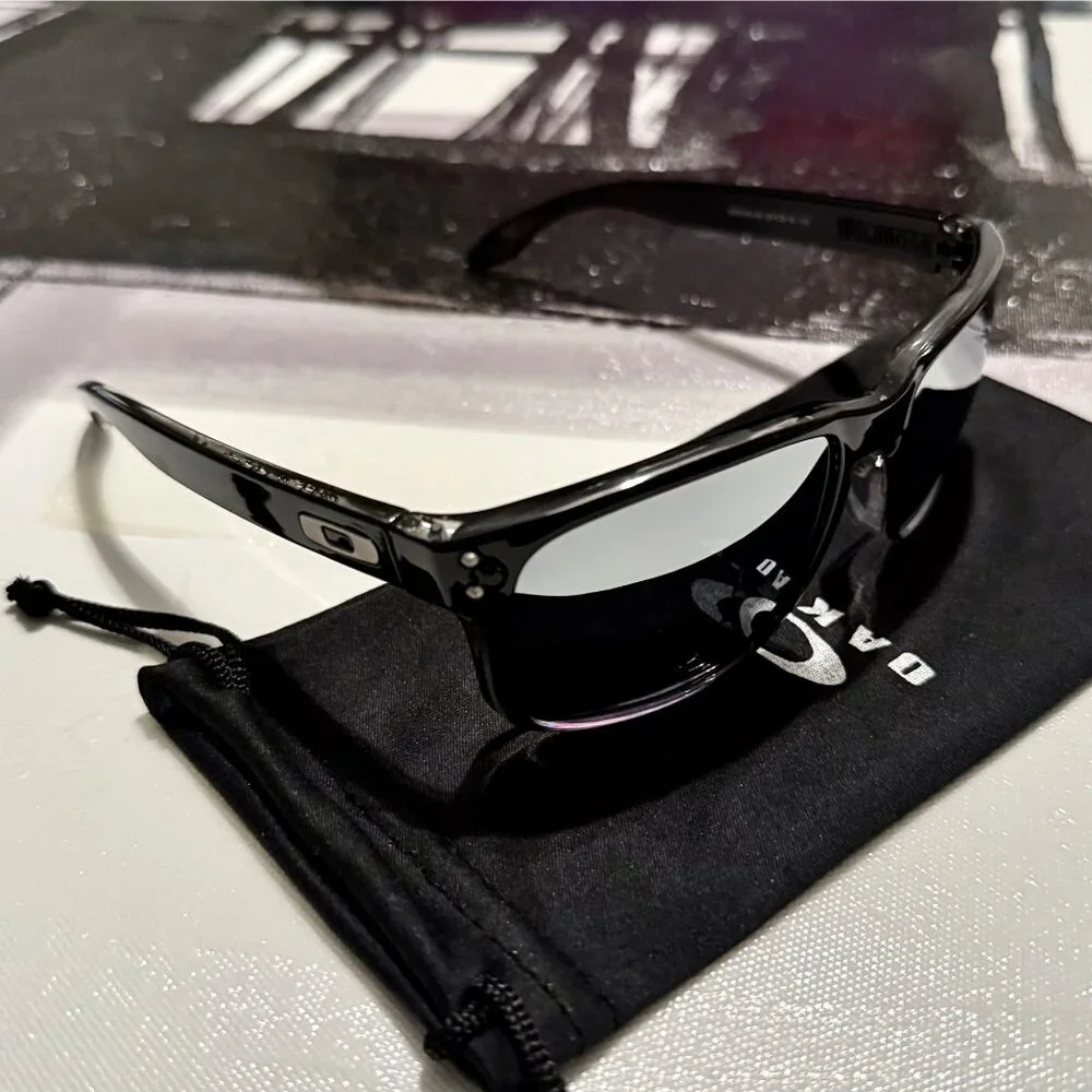 OO9102 Oakley Holbrook Dark Ink Fade Prizm Polarized Sunglasses - Picture 6 of 11